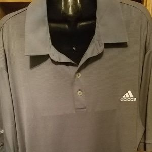 XL Adidas golf shirt.